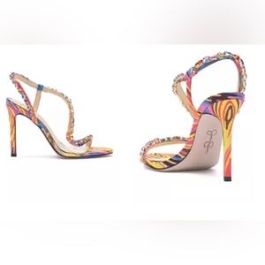Jessica Simpson Jaycin Jewel Heeled Sandals. Size 9M